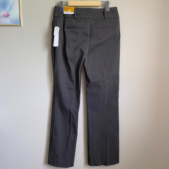 Reitman Petites Original Comfort Women's NWT‎ Gray Bootcut Dress Pants Size 8P - Picture 4 of 14